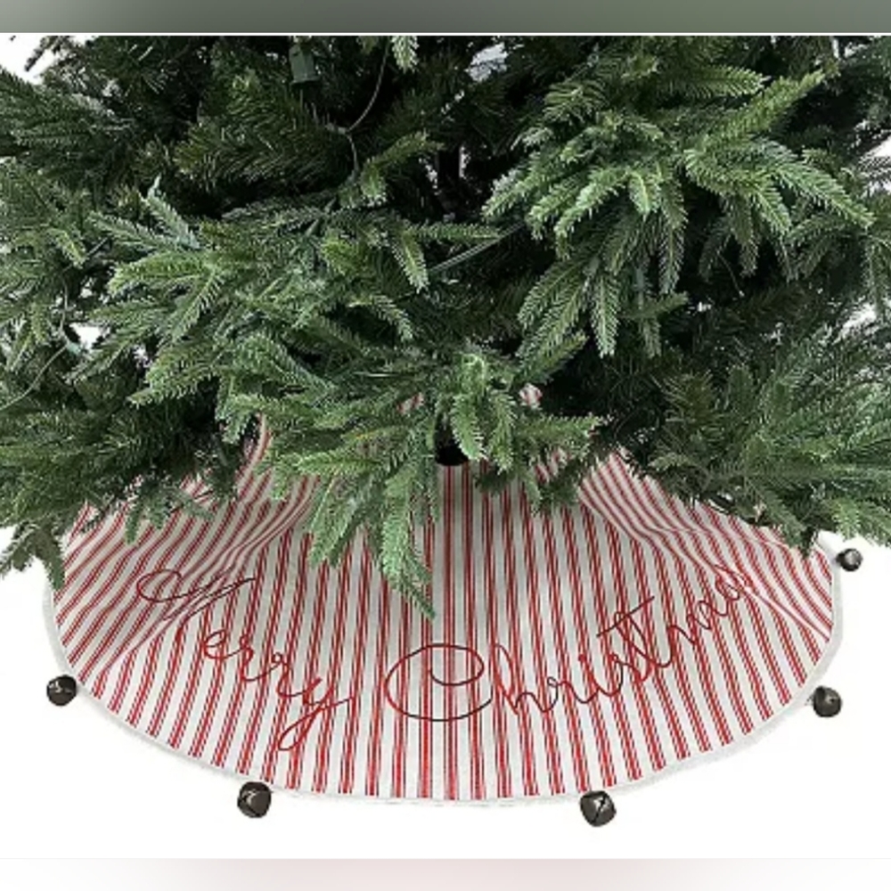 St. Nicholas Tree Skirt Merry Christmas 48 in